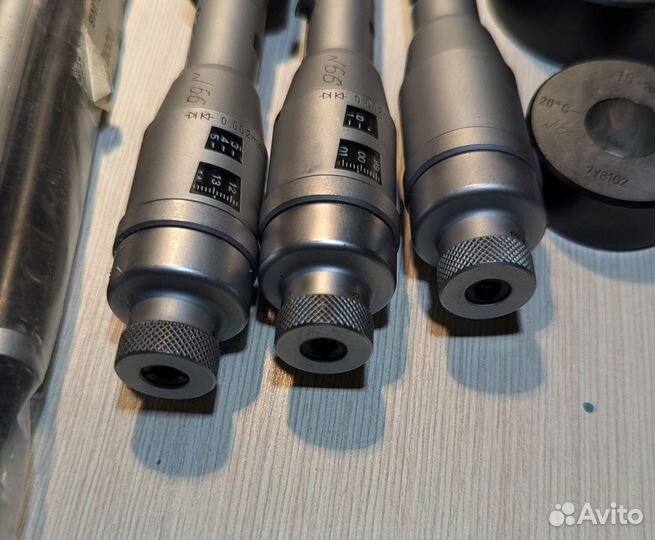 Набор Трехточечных нутромеров 15-30, 0.002, Tesa