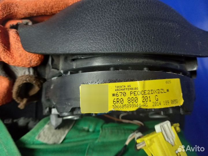 Подушка безопасности руля Volkswagen polo 5