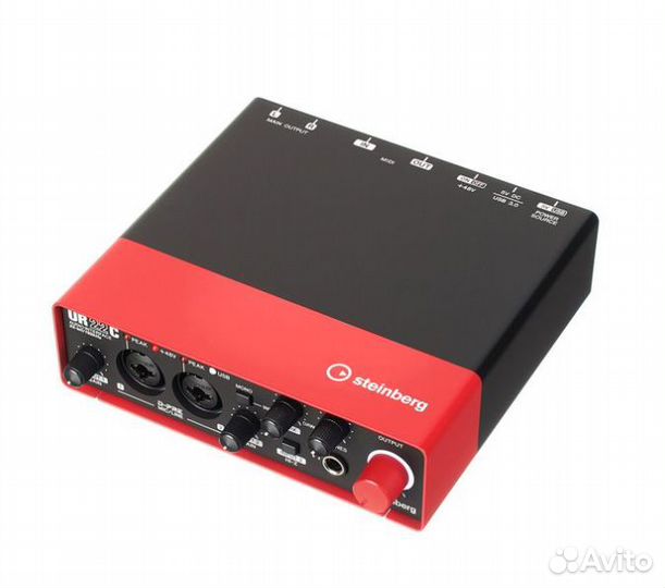 Внешняя звуковая карта Steinberg UR22C Red
