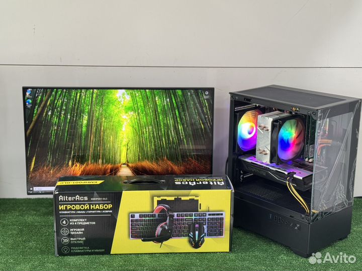 Полный комплект 24д 165г + i7/ rx580