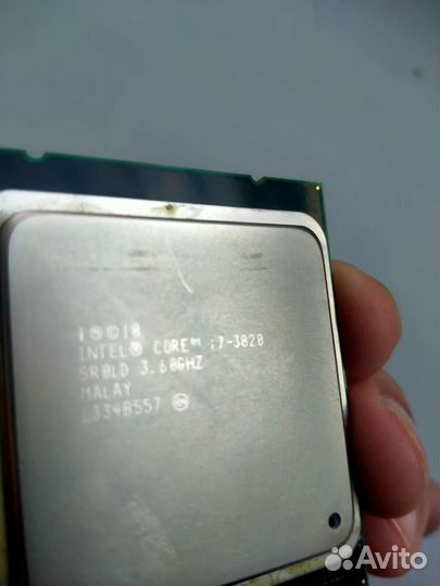 Процессор i7-3820 3,8 ггц lga2011v1,v2