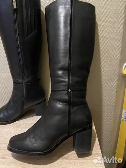 Сапоги женские натуральная кожа 37, 37,5