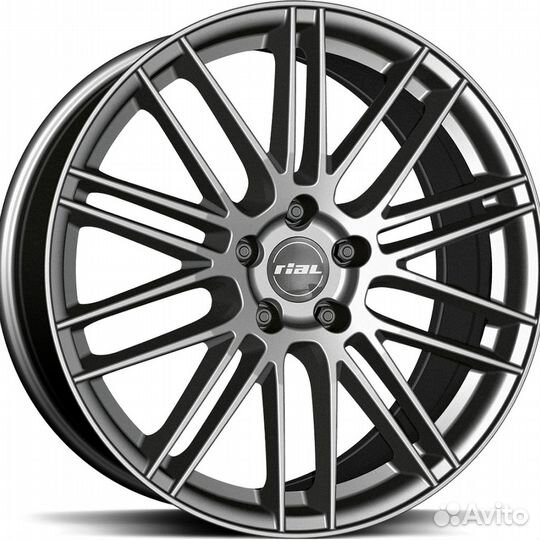 R21 5x120 9,5J ET42 D72,6 Rial KiboX Metal Grey