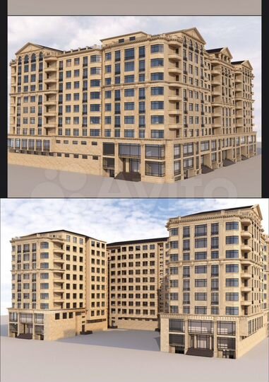 2-к. квартира, 66 м², 3/10 эт.