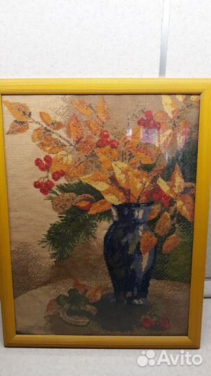 Картина вышитая крестиком