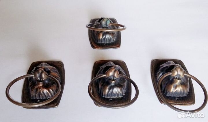 Ручка дверная Голова Льва с кольцом СССР