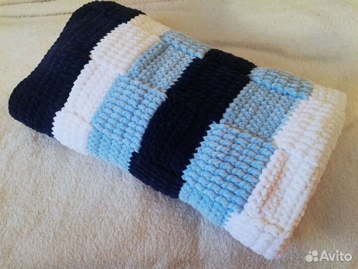 Плед детский, ручная работа