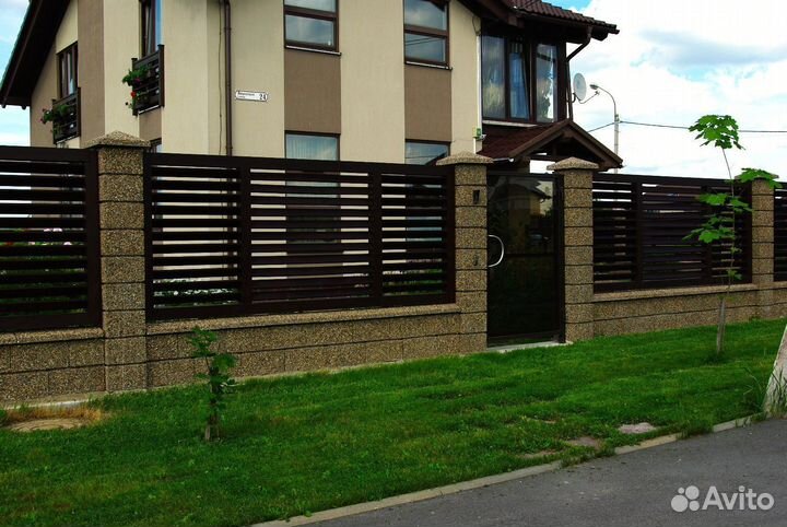 Забор Ранчо металлический