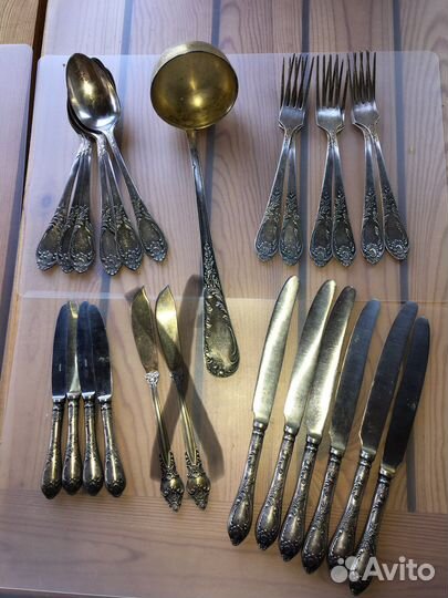Столовые приборы мельхиор