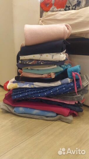 Вещи пакетом на девочку 104 110
