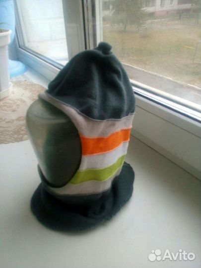 Шапка шлем для мальчика 48 50