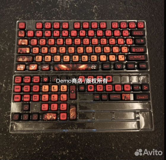 Кейкапы evangelion пуддинги + pbt