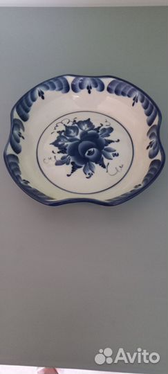 Посуда Гжель тарелки