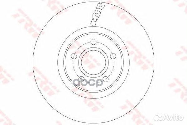 DF6138 диск тормозной передний Ford Focus/C-MA