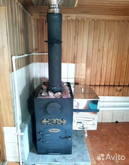 Банная печь Гарант Премье 60 см 910x430x750