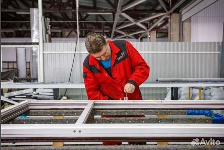 Входные группы. Двери алюминиевые. Тёплые