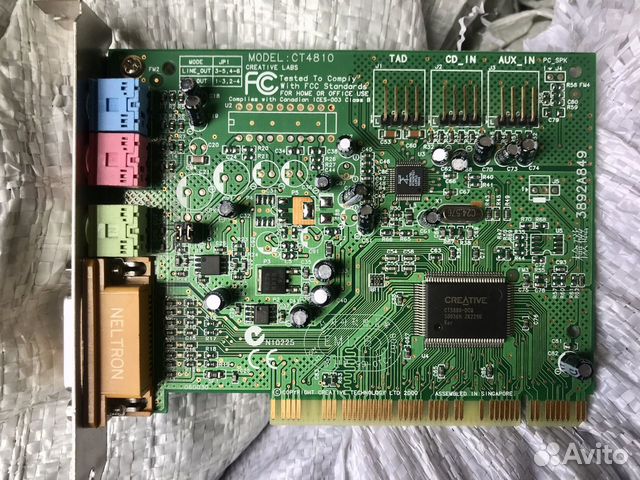 Звуковая карта Creative SB128 pci / CT 4810