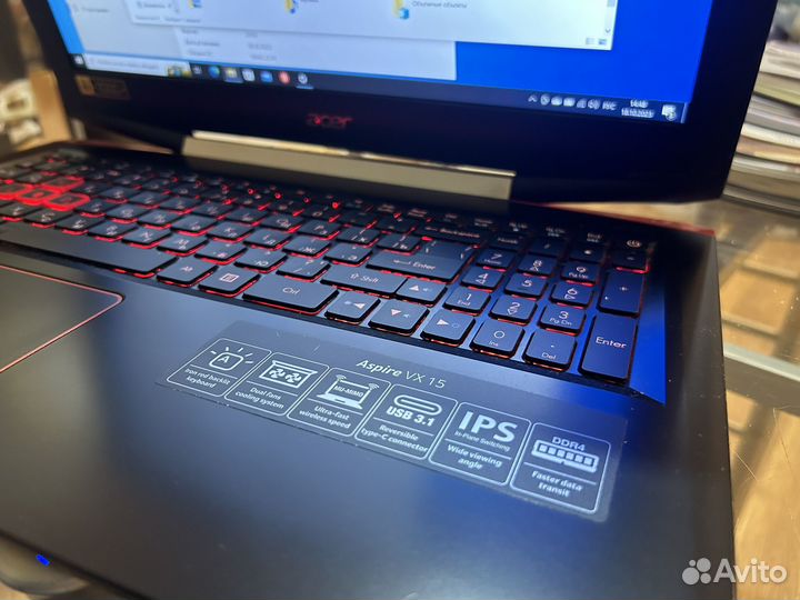 Игровой ноутбук acer
