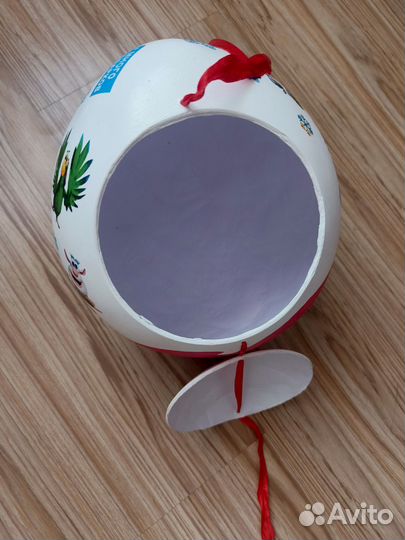 Яйцо киндер сюрприз из папье-маше