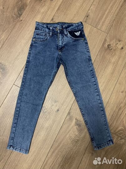 Джинсы мальчик новые 5-6 лет