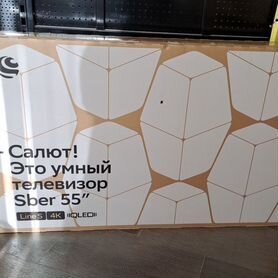 Телевизор Sber SDX-55UQ5235, 55, qled UHD 4K