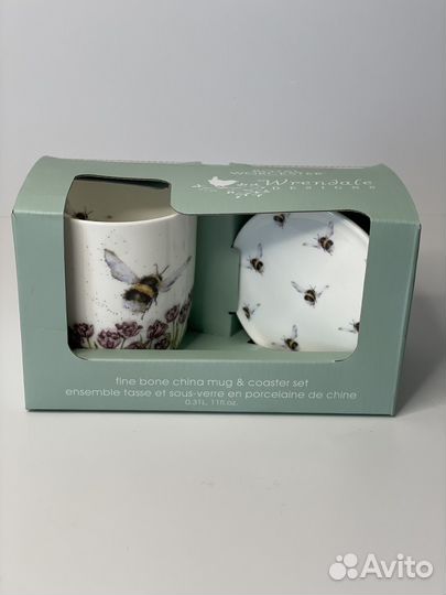 Подарочный набор кружка+блюдце 