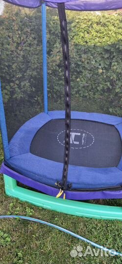 Детский батут с сеткой бу