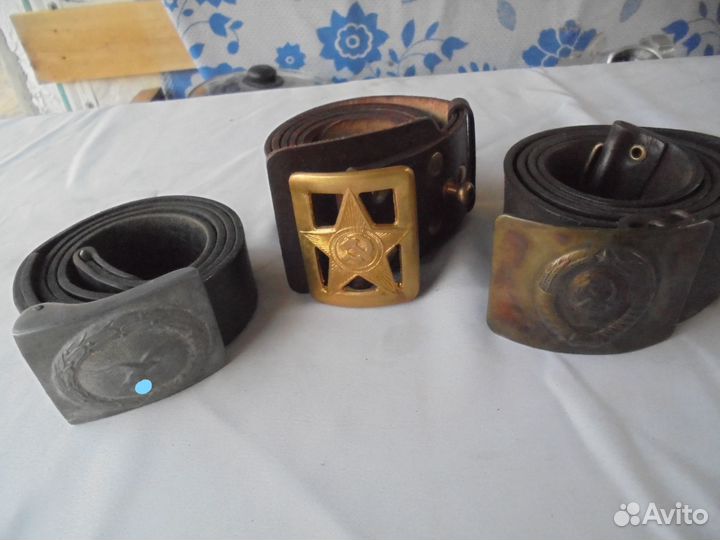 Ремни кожаные ркка, мвд и Германия