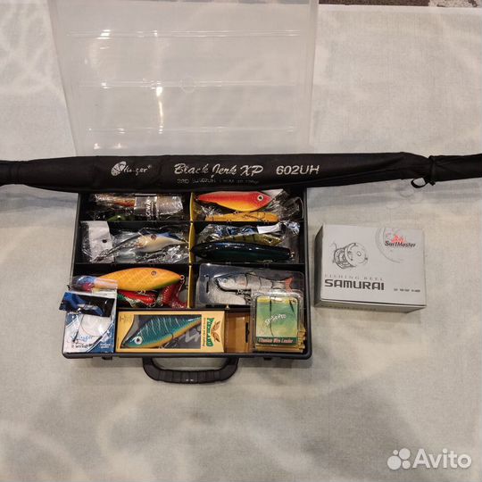 Джерки. Комплект для рыбалки спиннинг+катушка