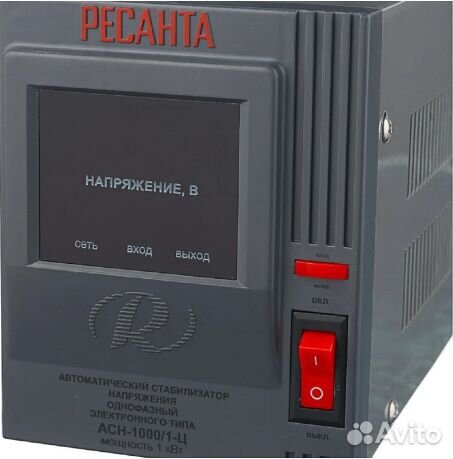 Стабилизатор асн - 1000/1-Ц Ресанта 1 квт