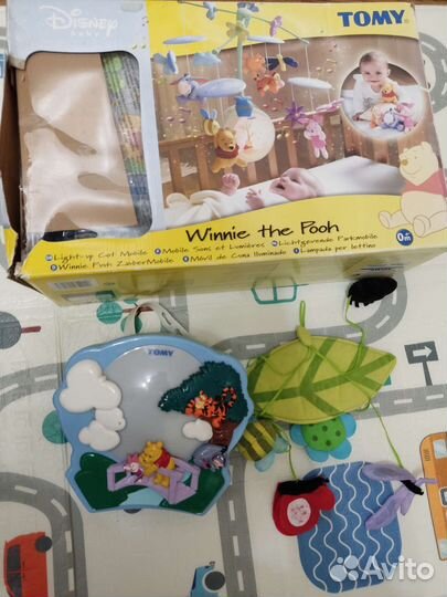 Музыкальный мобиль и музыкальный проектор Винни Пу