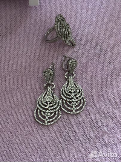 Серебряные серьги