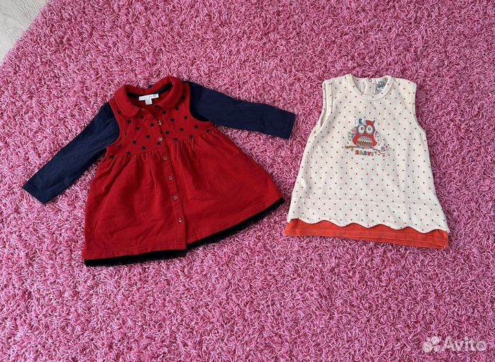 Фирменные детские вещи пакетом рост 80-90