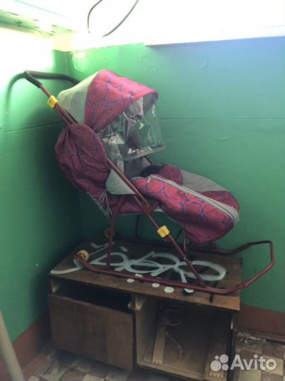 Санки-коляска