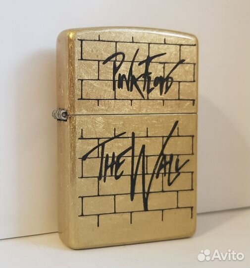 Zippo Pink Floyd золотистая