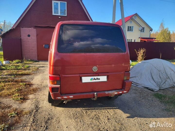 Volkswagen Transporter 2.4 МТ, 1995, 300 000 км