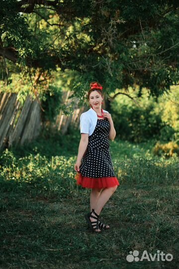 Платье в стиле стиляг