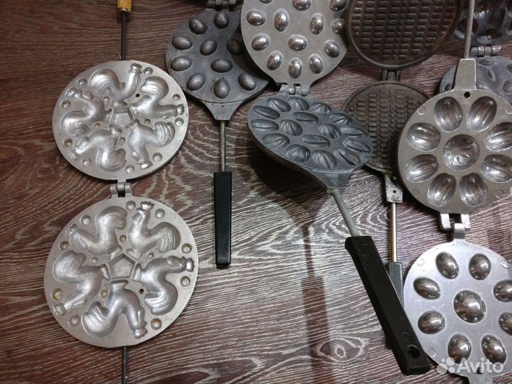 Форма для выпечки орешек и вафель СССР