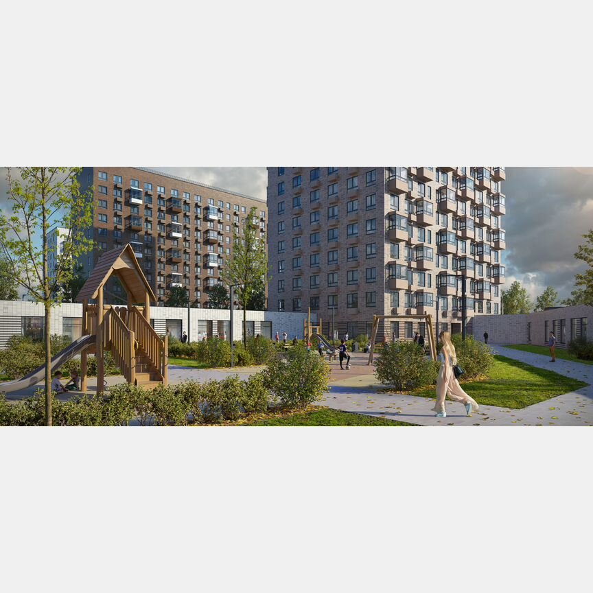 2-к. квартира, 58,9 м², 1/15 эт.