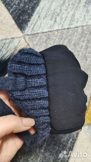 Новая Шапка зимняя утепленная размер 48-50