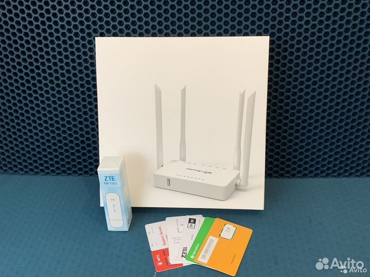 Комплект интернета 3in1 (модем+роутер+SIM)