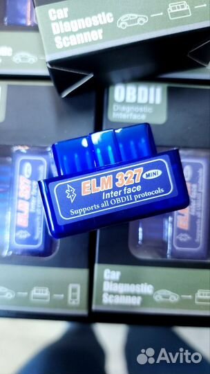 Автосканер считыватель ошибок ELM327 OBD II