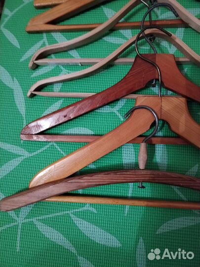 Вешалки плечики деревянные СССР винтаж 9 шт разные