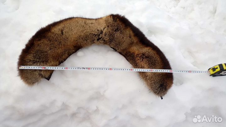 Меховой воротник норка