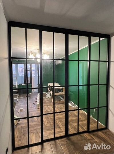 Раздвижные перегородки на заказ