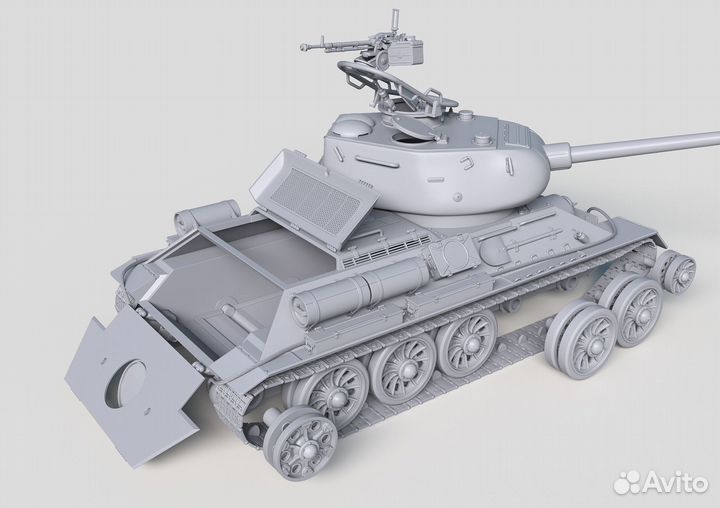 Модель из смолы T34-85 1/35