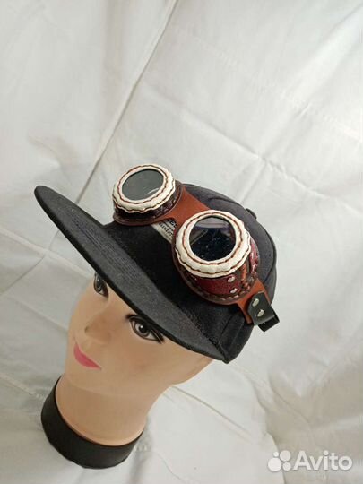 Гогглы из натуральный кожи