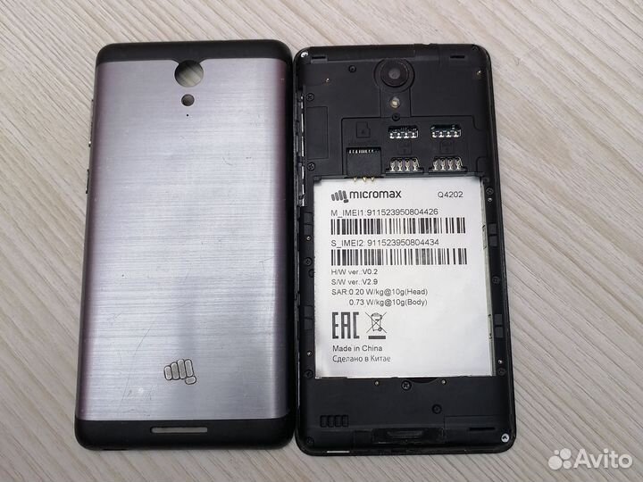 Micromax Q4202, 8 ГБ