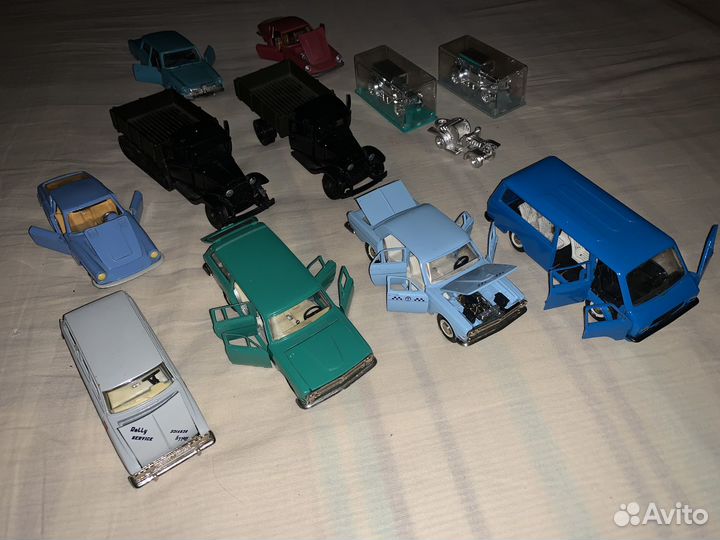 Сувенирные машинки СССР 1/43