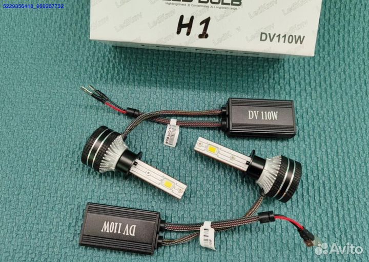 Светодиодные LED лампы H1 H4 H7 H11 H27 HB3 HB4 (А